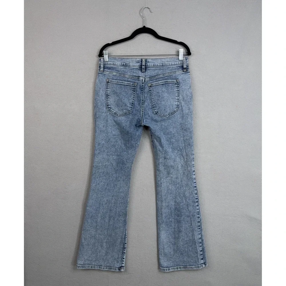 Banana Republic Jeans Womens 30/10 Light Blue Bootcut Denim Stretch Casual - Picture 6 of 15